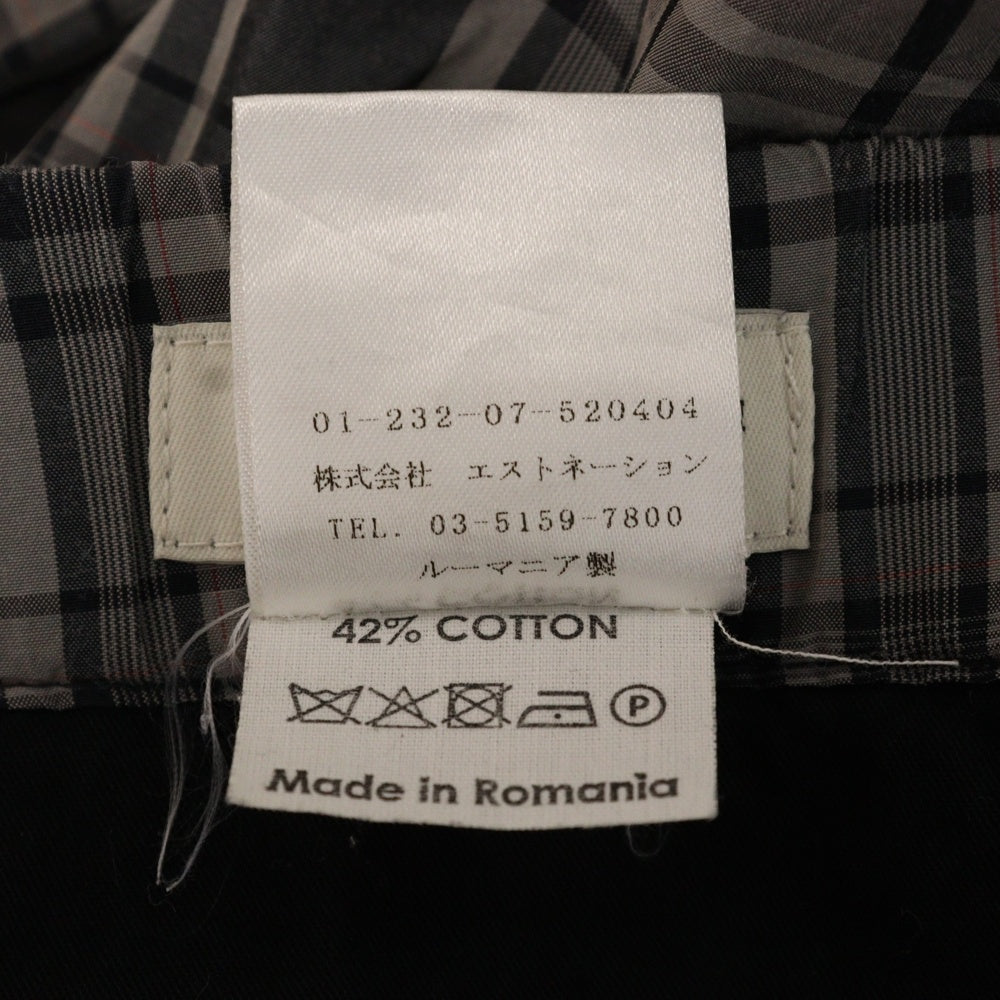 DRIES VAN NOTEN(ドリスヴァンノッテン) チェック柄 イージーパンツ グレー ドローストリング