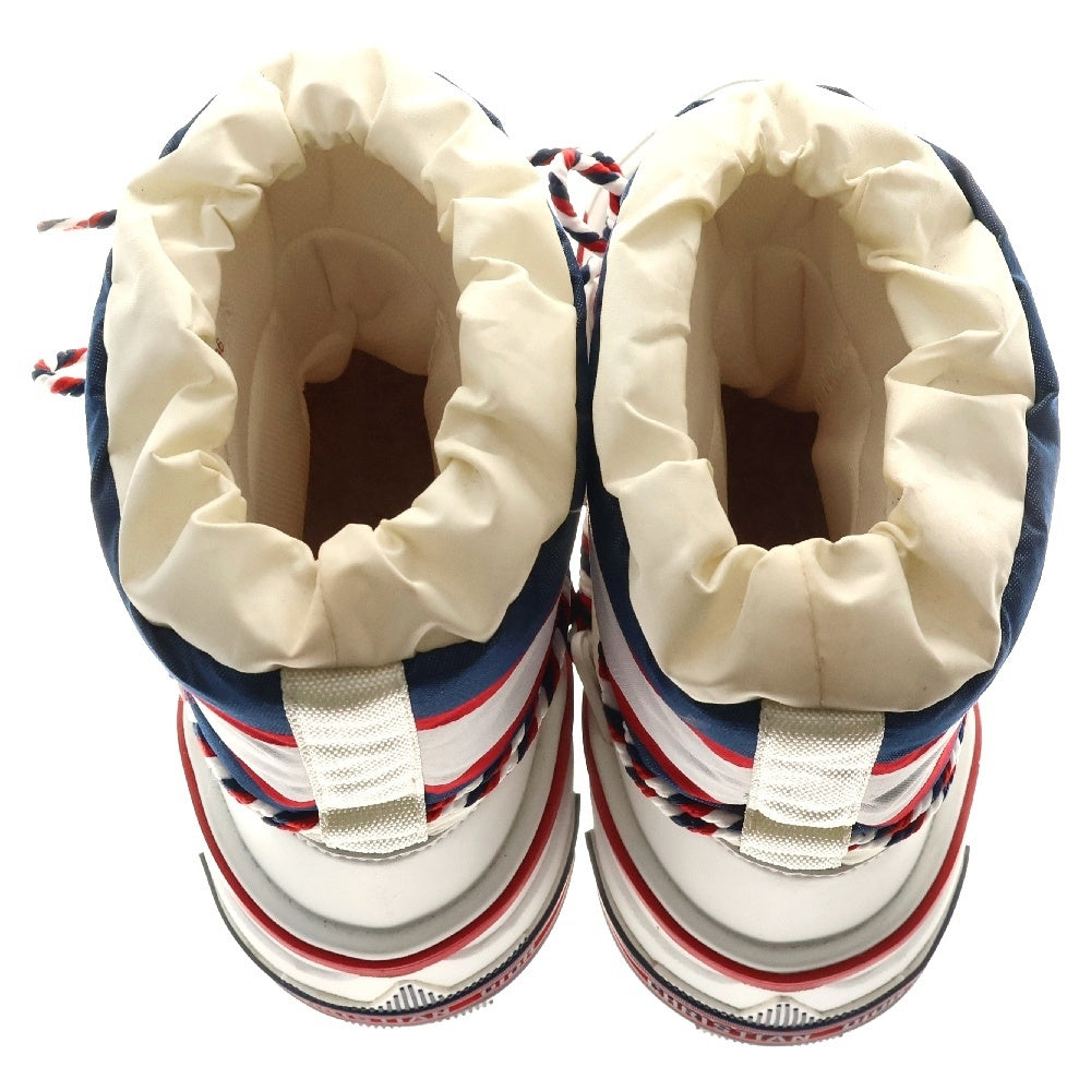 Christian Dior(クリスチャンディオール) ALPS ディオール アルプス ショート スノー ブーツ キャンバス レザー アイボリーCL0621 35-36