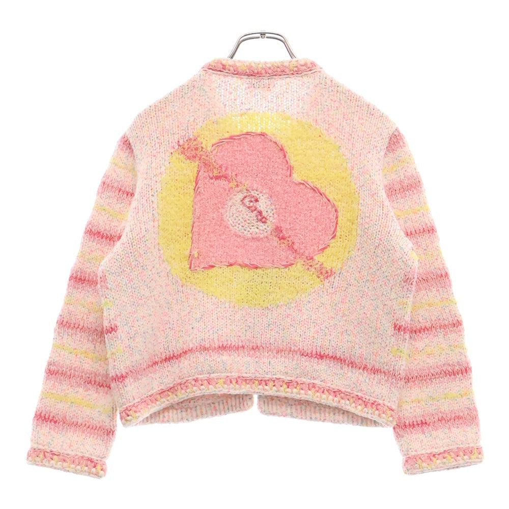 CHANEL(シャネル) P76603 ハートデザイン レディースクロップド マルチカラー カーディガン レディース