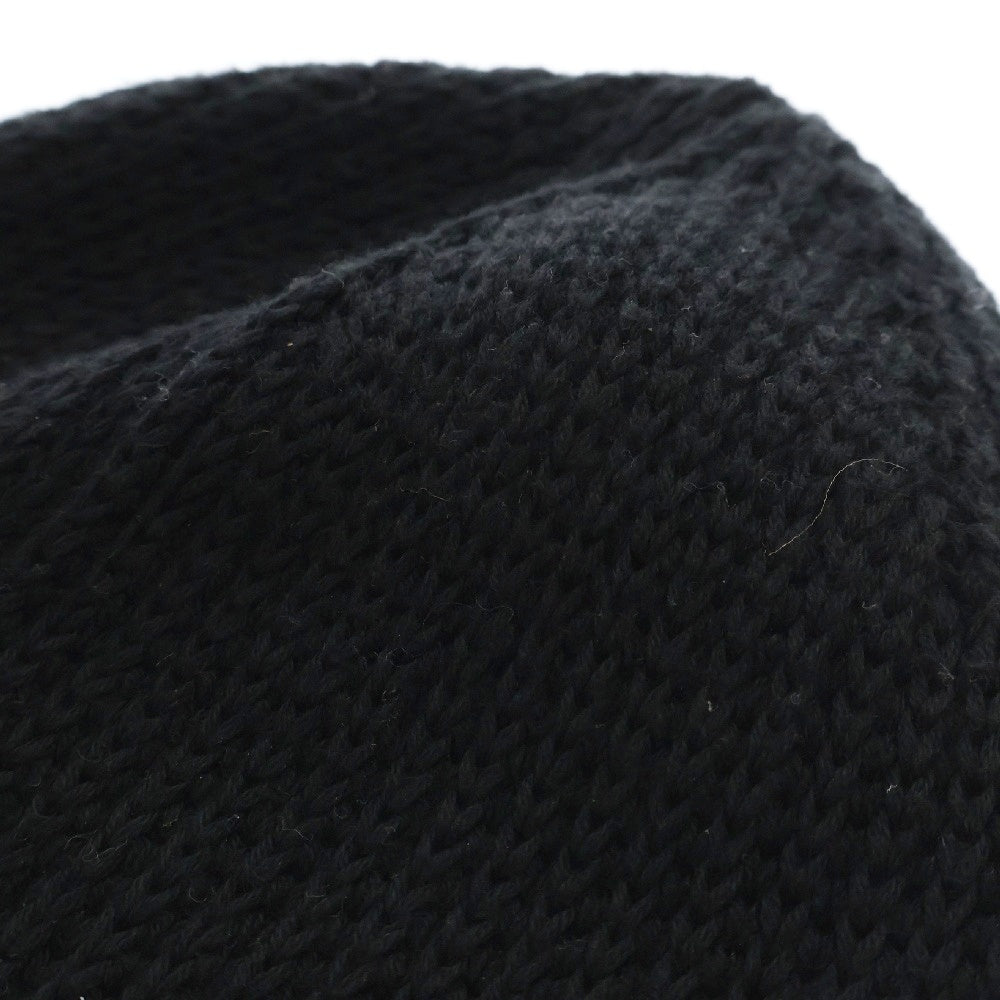 VISVIM(ヴィスヴィム) CABLE KNIT CAP COTTON LINEN 0119103003035 ケーブルニット キャップ ニット帽 ビーニー ブラック