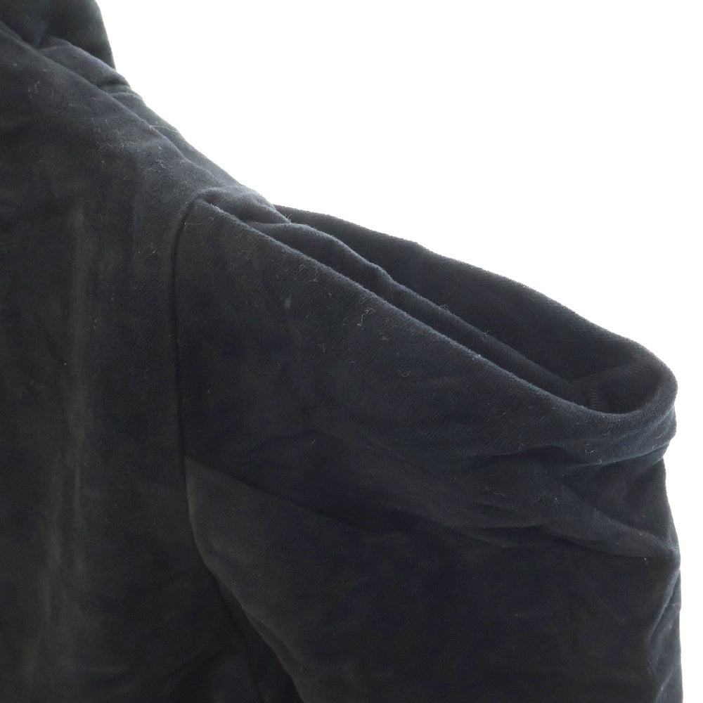 ISABEL MARANT(イザベル マラン) Cropped power Shulder Half Zip Jacket ISBL9F021 クロップド パワーショルダー ハーフジップジャケット ブラック レディース