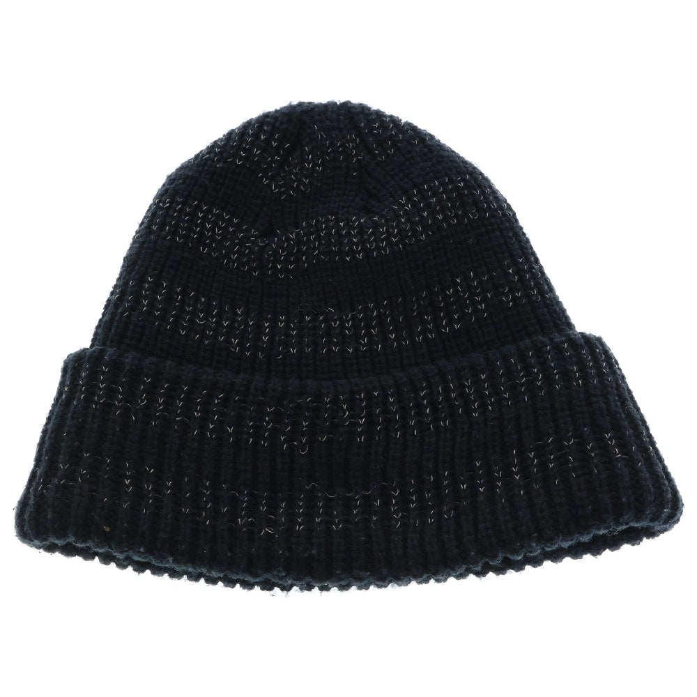 SUPREME(シュプリーム) 14AW Reflective Stripe Beanie リフレクティブ ストライプビーニー ブラック ニット帽