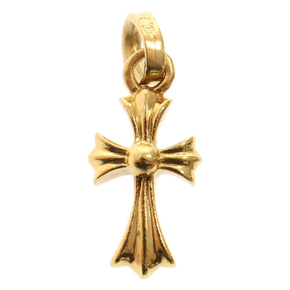CHROME HEARTS(クロムハーツ) 22K CRS BBYFAT ベイビーファットクロス ペンダントトップ ゴールド BCA037