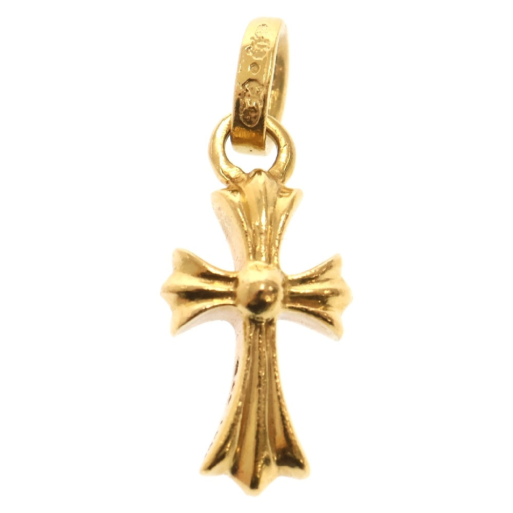 CHROME HEARTS(クロムハーツ) 22K CRS BBYFAT ベイビーファットクロス ペンダントトップ ゴールド BCA037