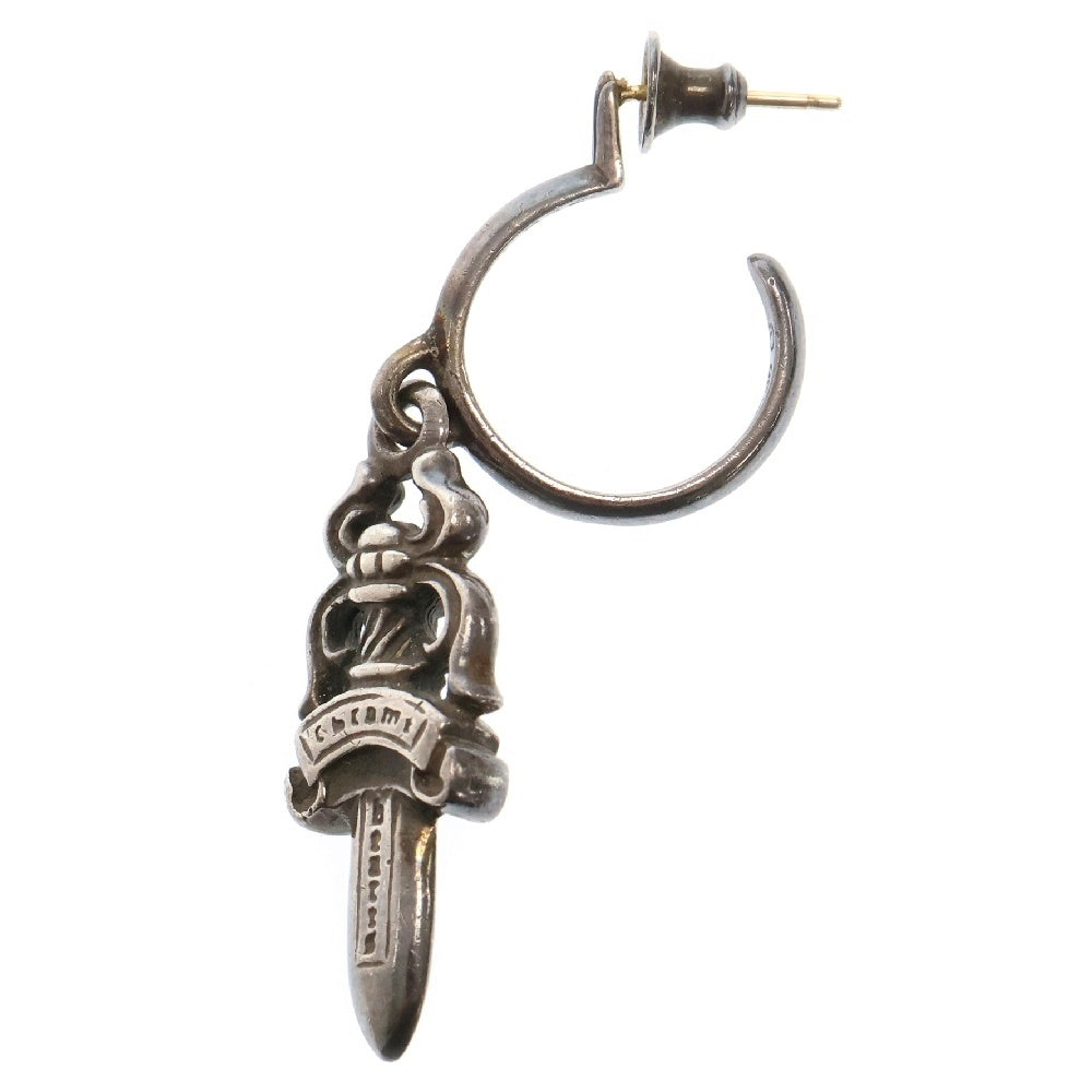 CHROME HEARTS(クロムハーツ) No5 DAGGER #5 ダガーフープ ピアス シルバー BCA106