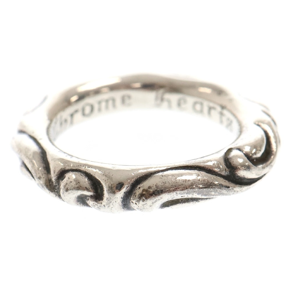 CHROME HEARTS(クロムハーツ) SCRL BAND スクロールバンド リング シルバー BCA351