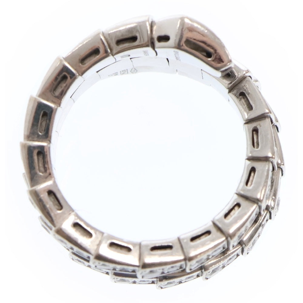 BVLGARI(ブルガリ) セルペンティ ヴァイパー リング ダイヤモンド 18WG M ホワイトゴールド パヴェダイヤ