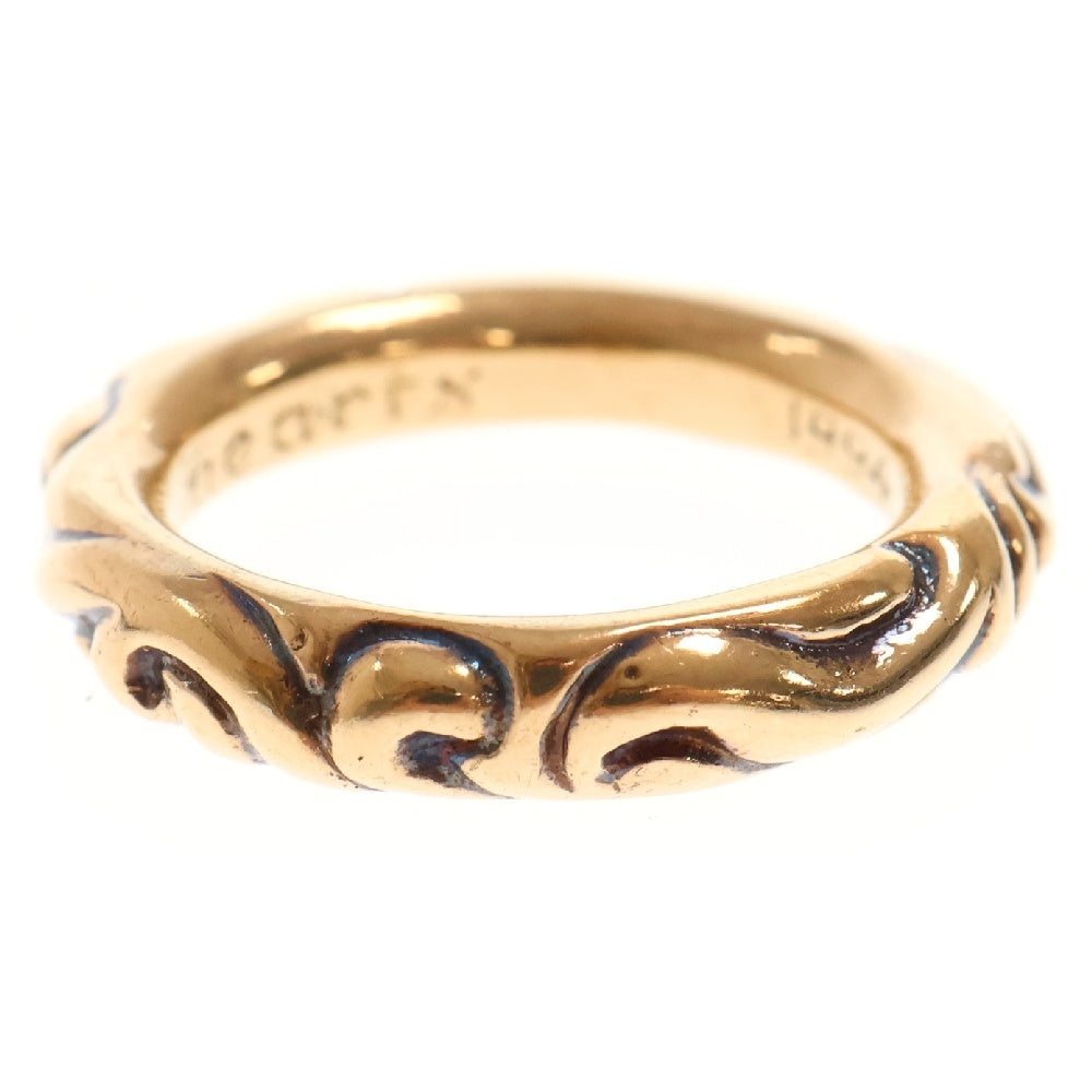 CHROME HEARTS(クロムハーツ) 22K SCRL BAND スクロールバンド リング ゴールド