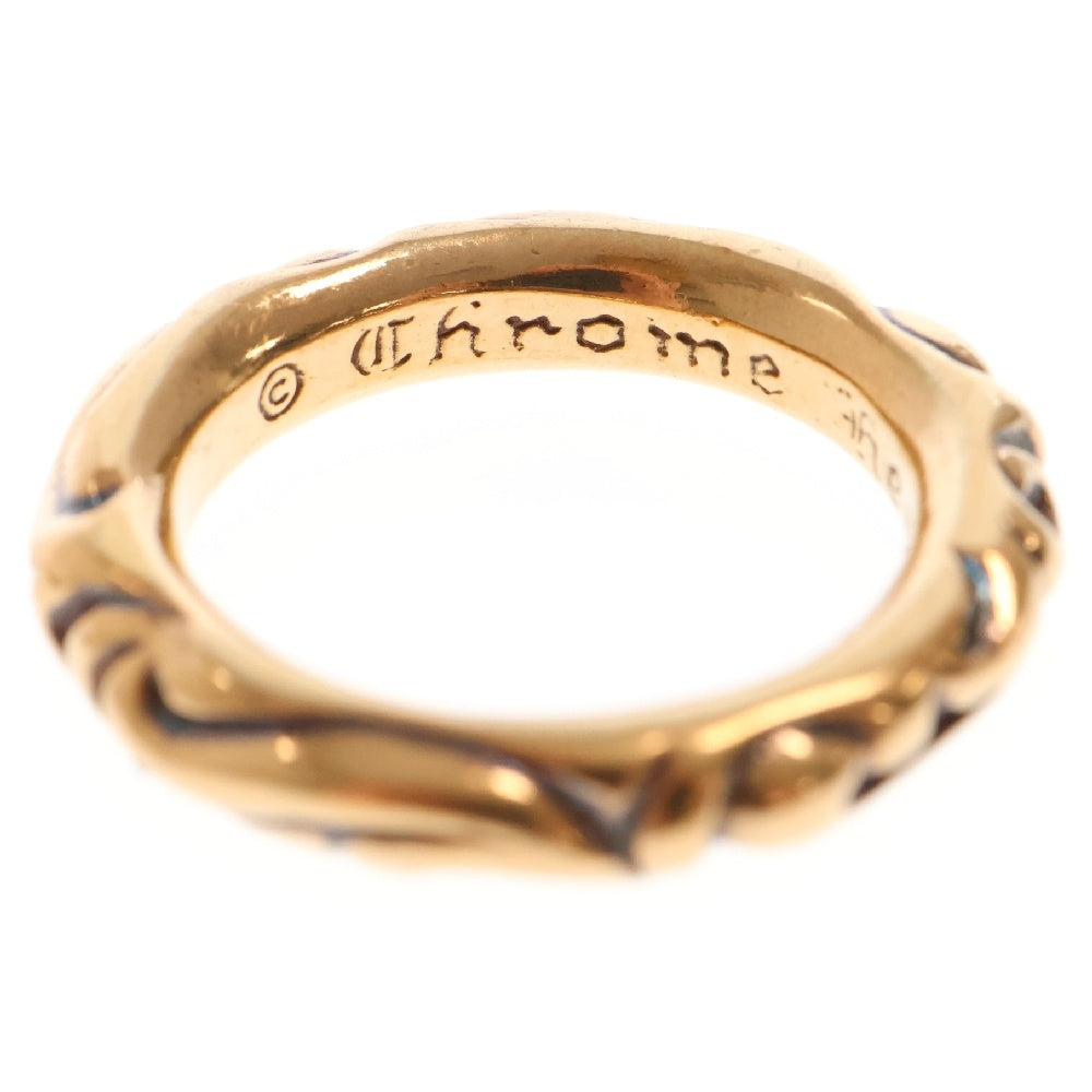 CHROME HEARTS(クロムハーツ) 22K SCRL BAND スクロールバンド リング ゴールド