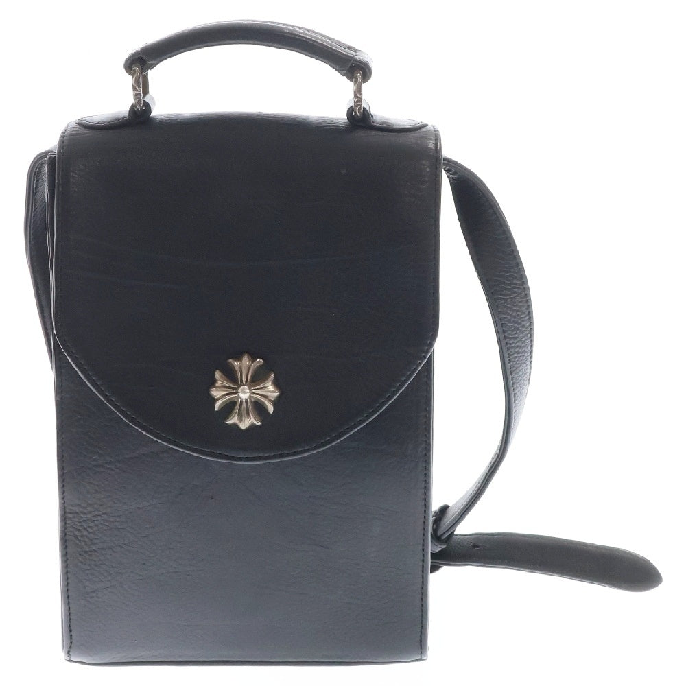 CHROME HEARTS(クロムハーツ) CHプラス装飾2WAYレザーショルダーバッグ