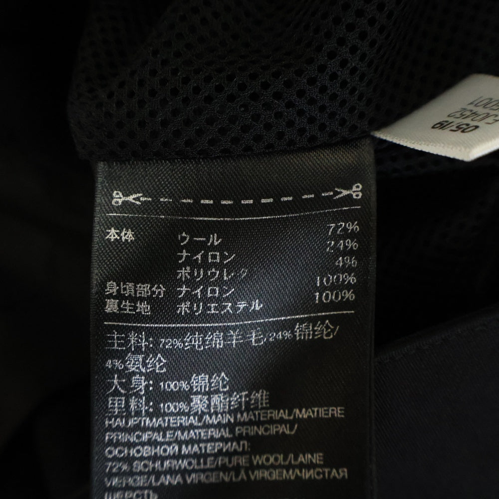 Y-3(ワイスリー) ナイロンジップアップフーディ パーカー ジャケット ブラック FJ0452