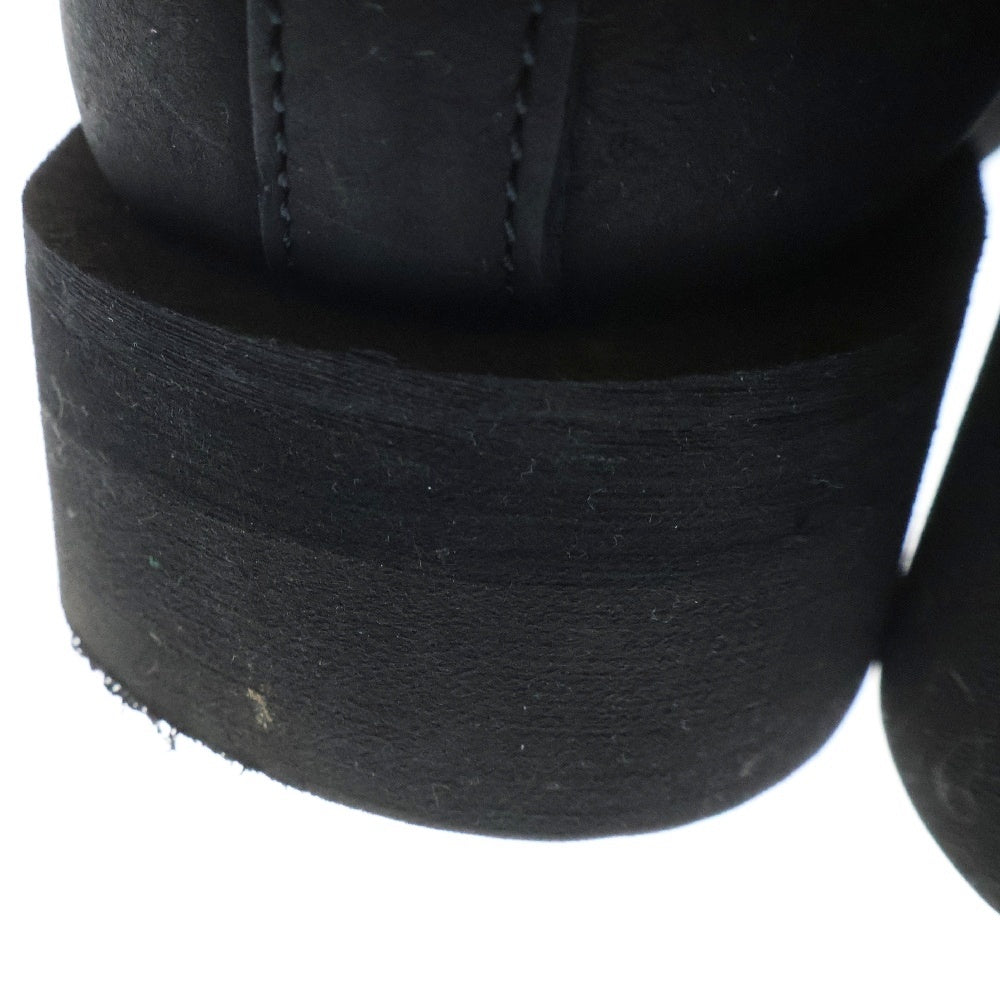 A.F ARTEFACT(エーエフアーティファクト) Portaille Side Zip Laceup Boots ag-9098 サイドジップ レースアップ ハイカットブーツ ブラック