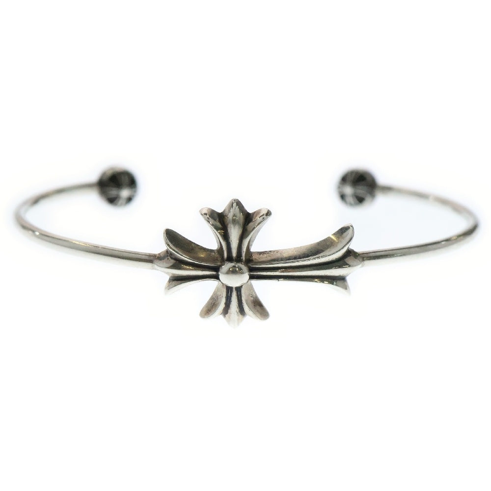 CHROME HEARTS(クロムハーツ) SKINNY TNY CH CRS スキニー タイニーCHクロス バングル ブレスレット シルバー BCA183