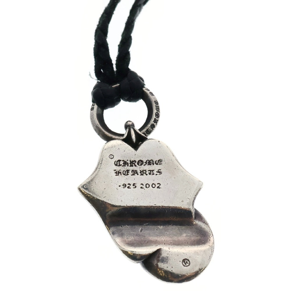 CHROME HEARTS(クロムハーツ) LIPS TONGUE CHARM リップアンドタンチャーム ブレイド ネックレス シルバー
