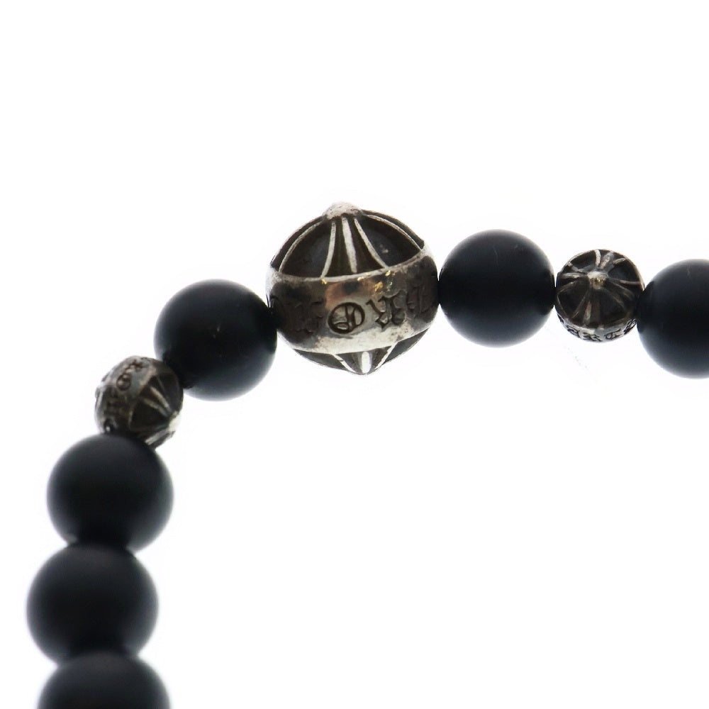 CHROME HEARTS(クロムハーツ) 8mm BEAD 8mmビーズブレス 8mmオニキスビーズブレスレット