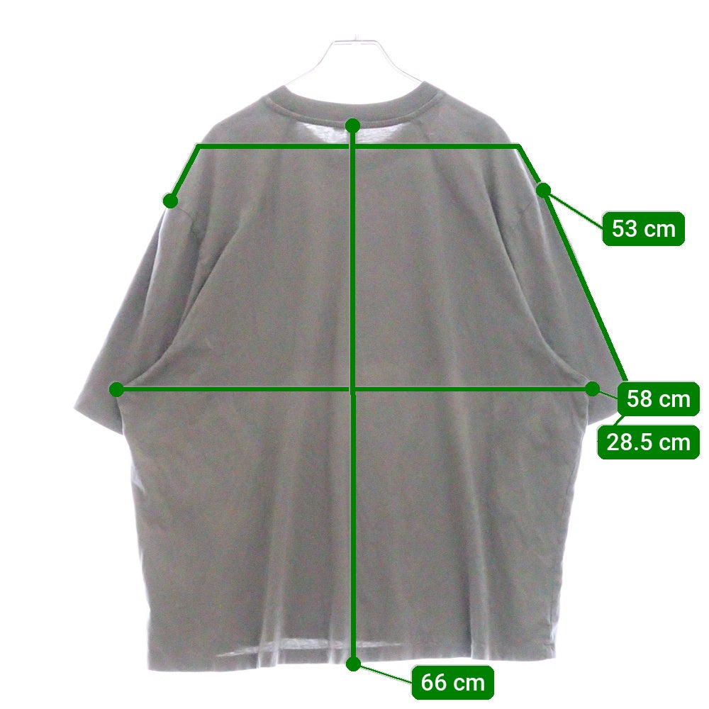 entire studios(エンタイア スタジオ) MENS TEE ES2252 半袖クルーネック半袖Tシャツ グレー