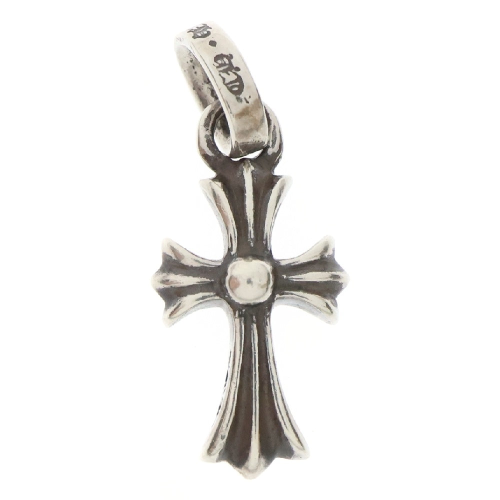 CHROME HEARTS(クロムハーツ) CRS BBYFAT P DMND ベイビーファットクロス PAVEダイヤ ペンダントトップ シルバー BCA234