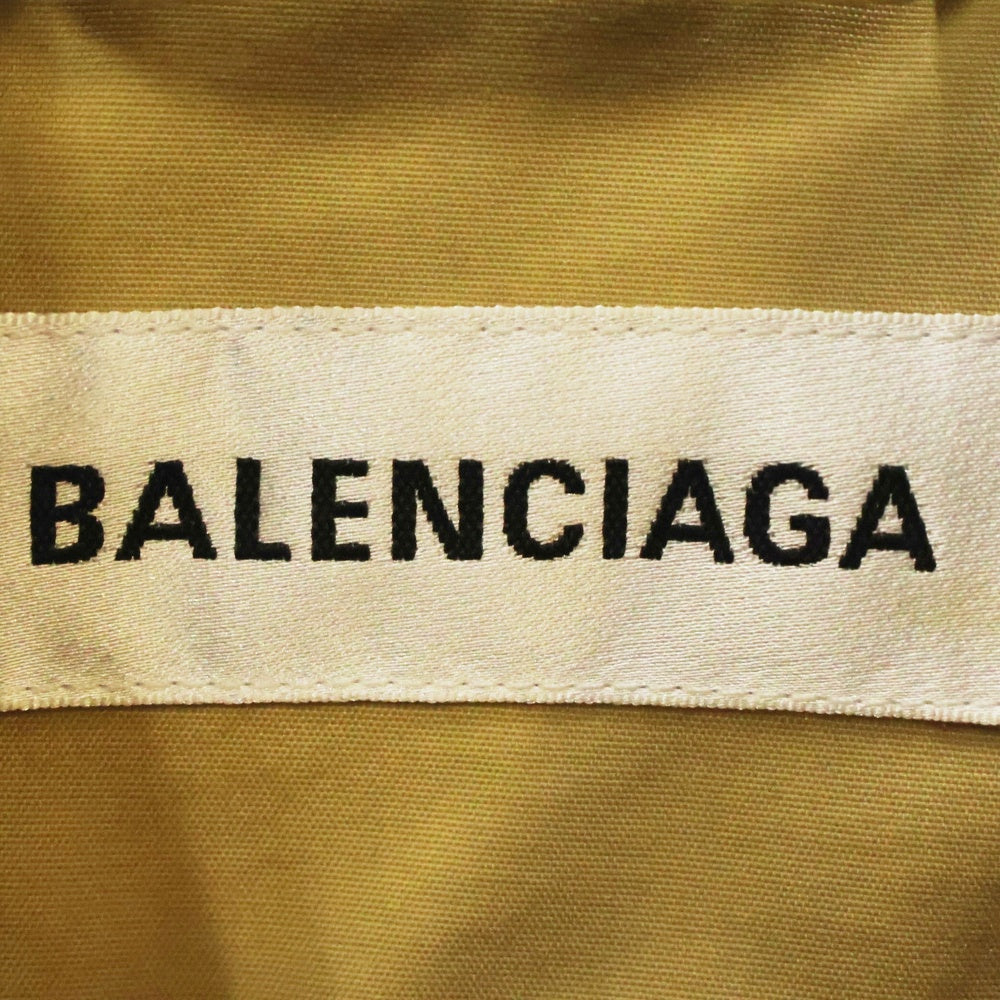 BALENCIAGA(バレンシアガ) 19AW オーバーサイズ バックロゴ ウィンドブレーカー ナイロンジャケット ベージュ 556168 TCO11