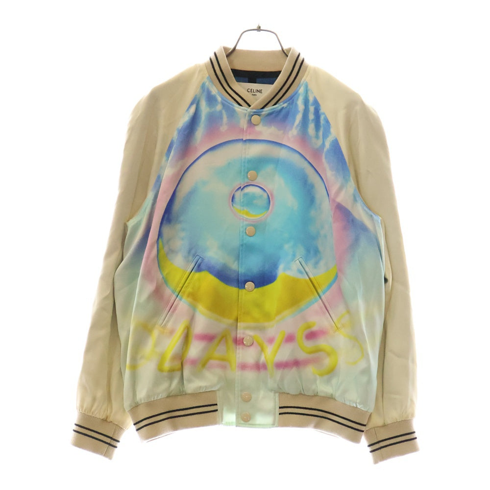 CELINE(セリーヌ) 22SS Teddy Jacket With Satin Artist Print サテンアーティストプリント テディジャケット 2V28H353Q マルチカラー