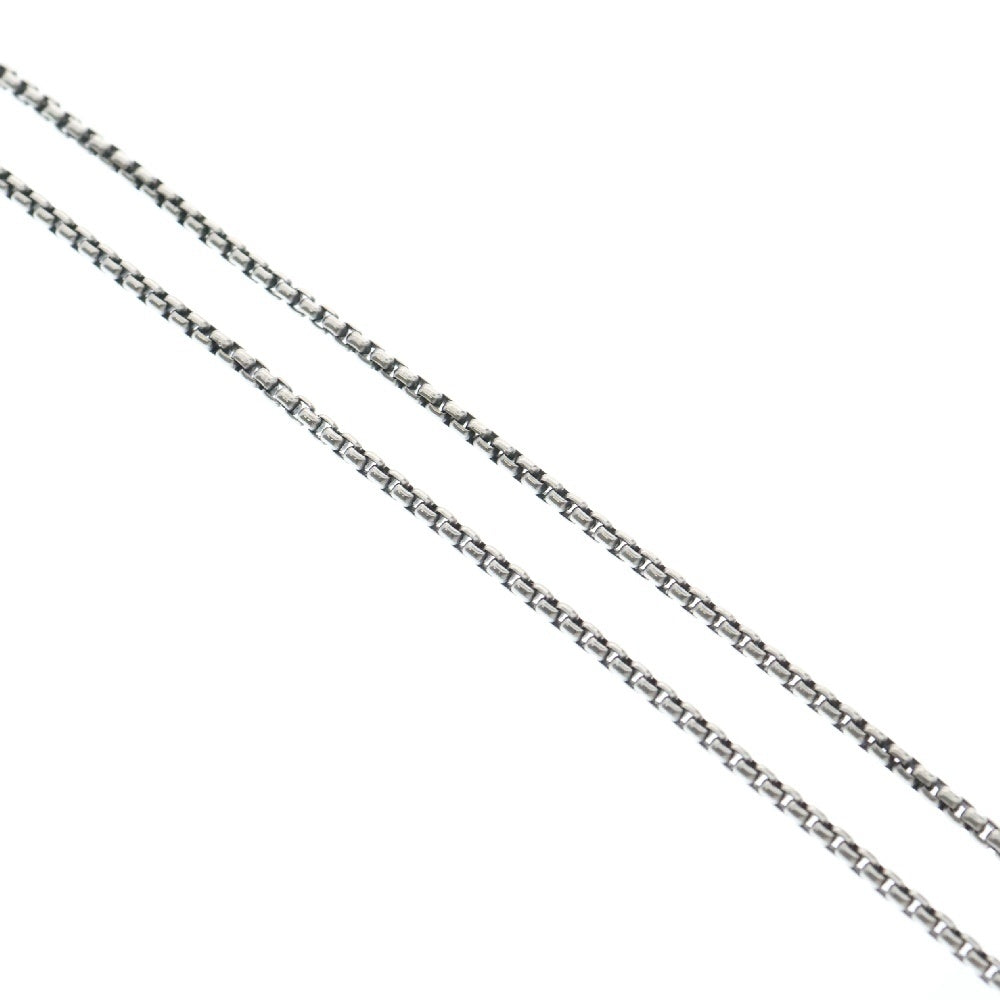 LONE ONES(ロンワンズ) MF Hook S 1.8mm BOX Chain メイティングフライト フックS 1.8mmボックスチェーンネックレス シルバー