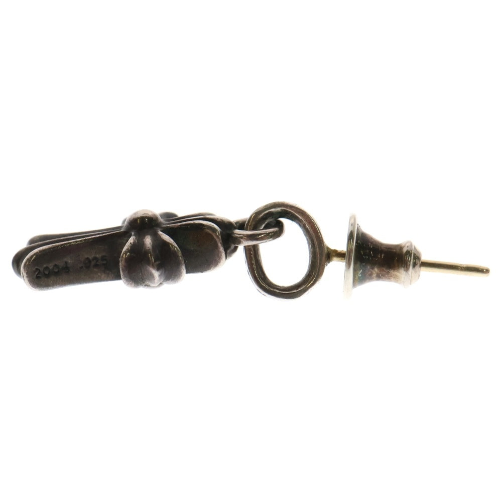 CHROME HEARTS(クロムハーツ) BBY F PPRCHN ベイビーファットクロス ドロップピアス シルバー BCA090