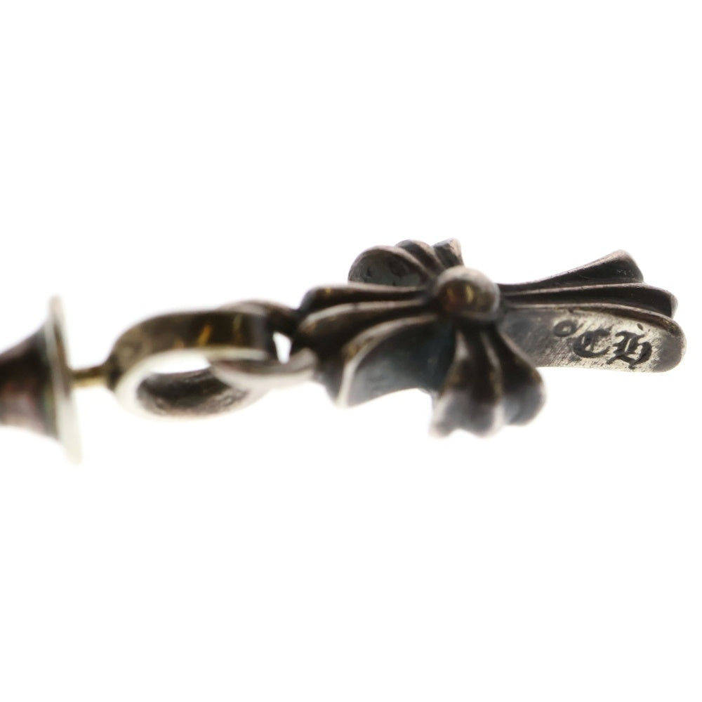CHROME HEARTS(クロムハーツ) BBY F PPRCHN ベイビーファットクロス ドロップピアス シルバー BCA090