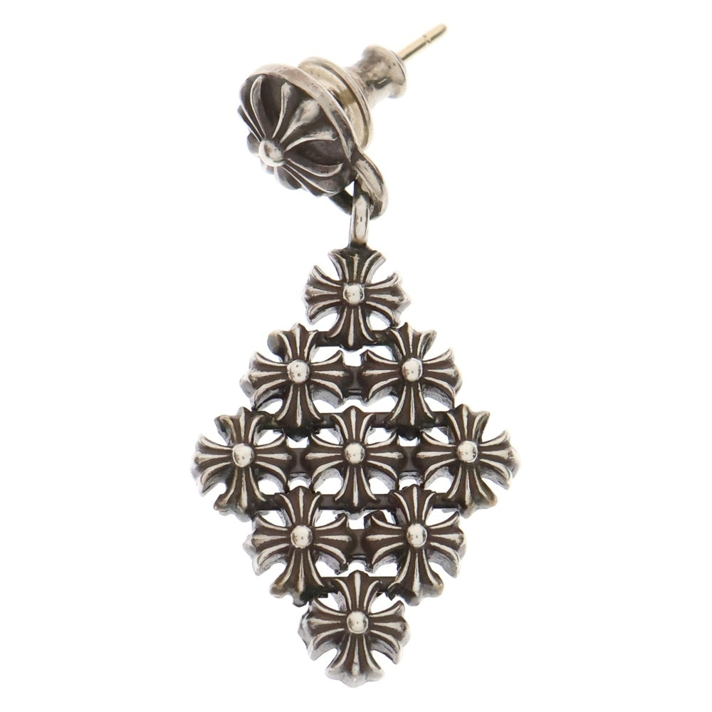 CHROME HEARTS(クロムハーツ) DRP CHN MAIL PLS ドロップ チェーンメイルプラス ピアス シルバー