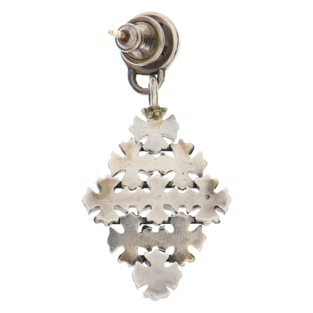 CHROME HEARTS(クロムハーツ) DRP CHN MAIL PLS ドロップ チェーンメイルプラス ピアス シルバー