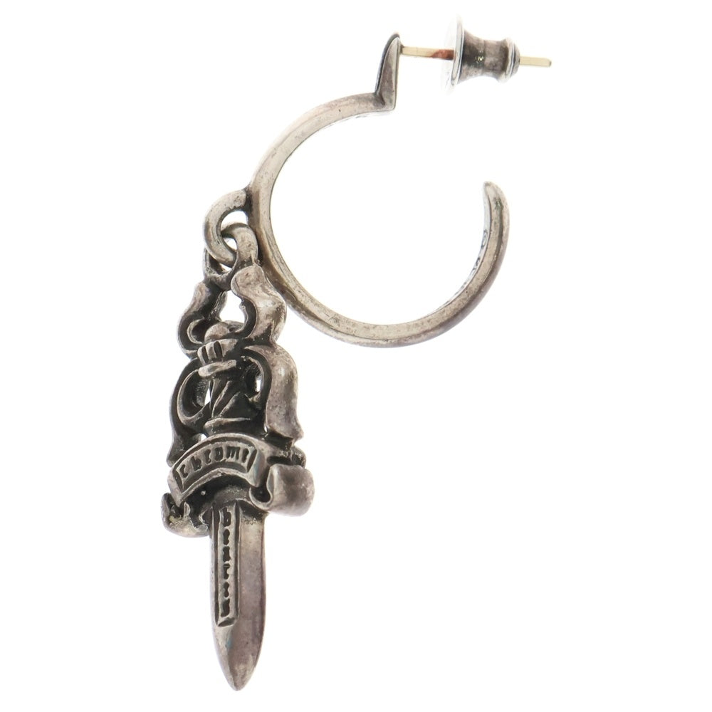 CHROME HEARTS(クロムハーツ) No5 DAGGER #5 ダガーフープ ピアス シルバー BCA106