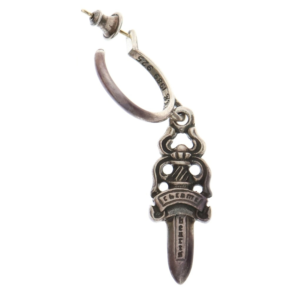 CHROME HEARTS(クロムハーツ) No5 DAGGER #5 ダガーフープ ピアス シルバー BCA106