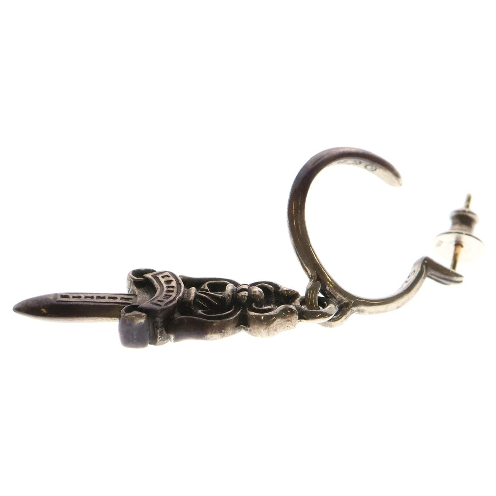 CHROME HEARTS(クロムハーツ) No5 DAGGER #5 ダガーフープ ピアス シルバー BCA106