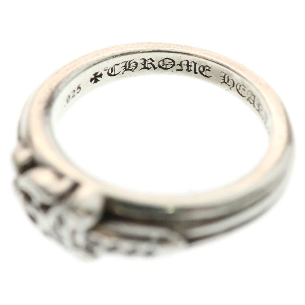 CHROME HEARTS(クロムハーツ) BABY CLSC P D ベイビークラシックダガー PAVEダイヤリング シルバー