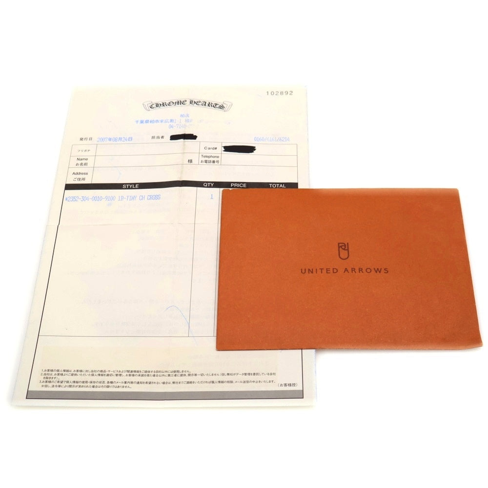 CHROME HEARTS(クロムハーツ) 1B TNY CH CRS 1ボール タイニー CHクロス チャーム ペンダントトップ シルバー BCA197