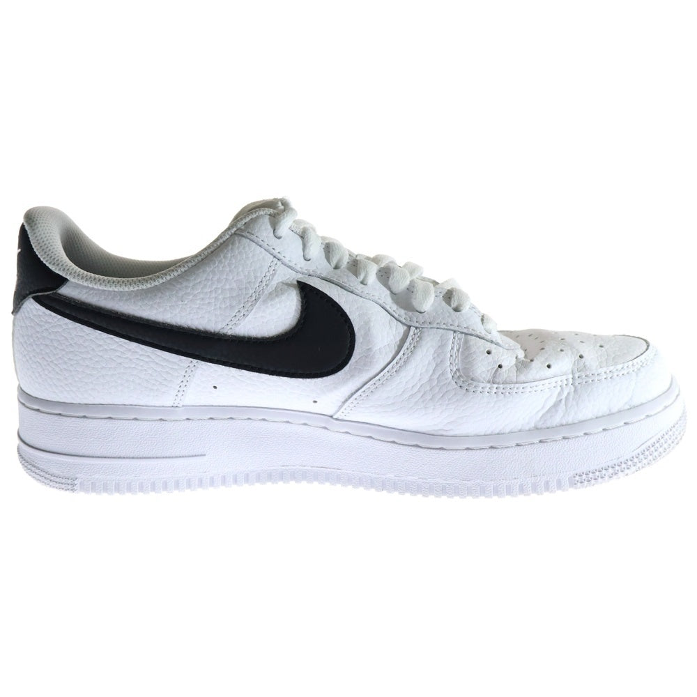 NIKE(ナイキ) AIR FORCE 1 07 PEBBLED LEATHER CT2302-100 エアフォース1 ローカットスニーカー ホワイト US9.5/27.5cm