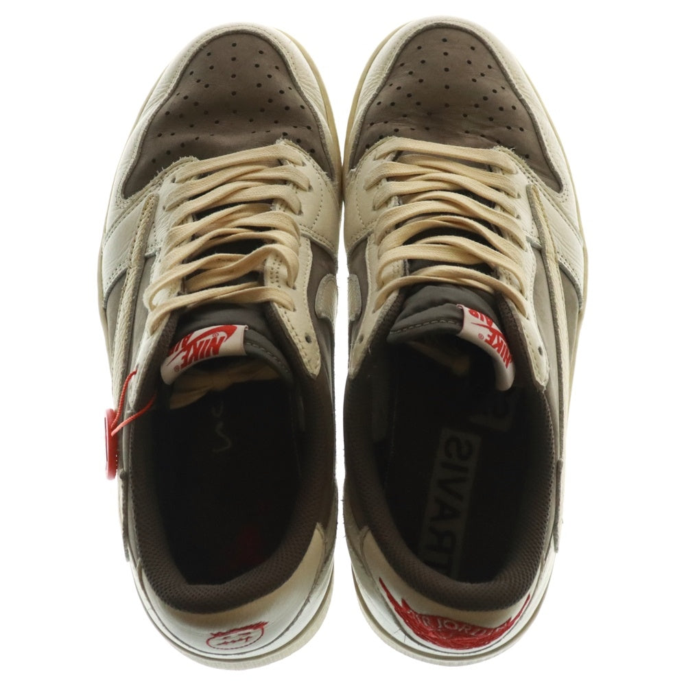 NIKE(ナイキ) ×TRAVIS SCOTT AIR JORDAN 1 LOW OG REVERSE MOCHA DM7866-162 トラヴィススコット エアジョーダン1 ローカットスニーカー リバースモカ ブラウン US9.5/27.5cm