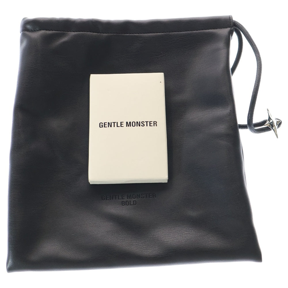 GENTLE MONSTER(ジェントルモンスター) BOLD Collection BREE ボールドコレクション キャットアイ シルバースター ブラックレンズ サングラス