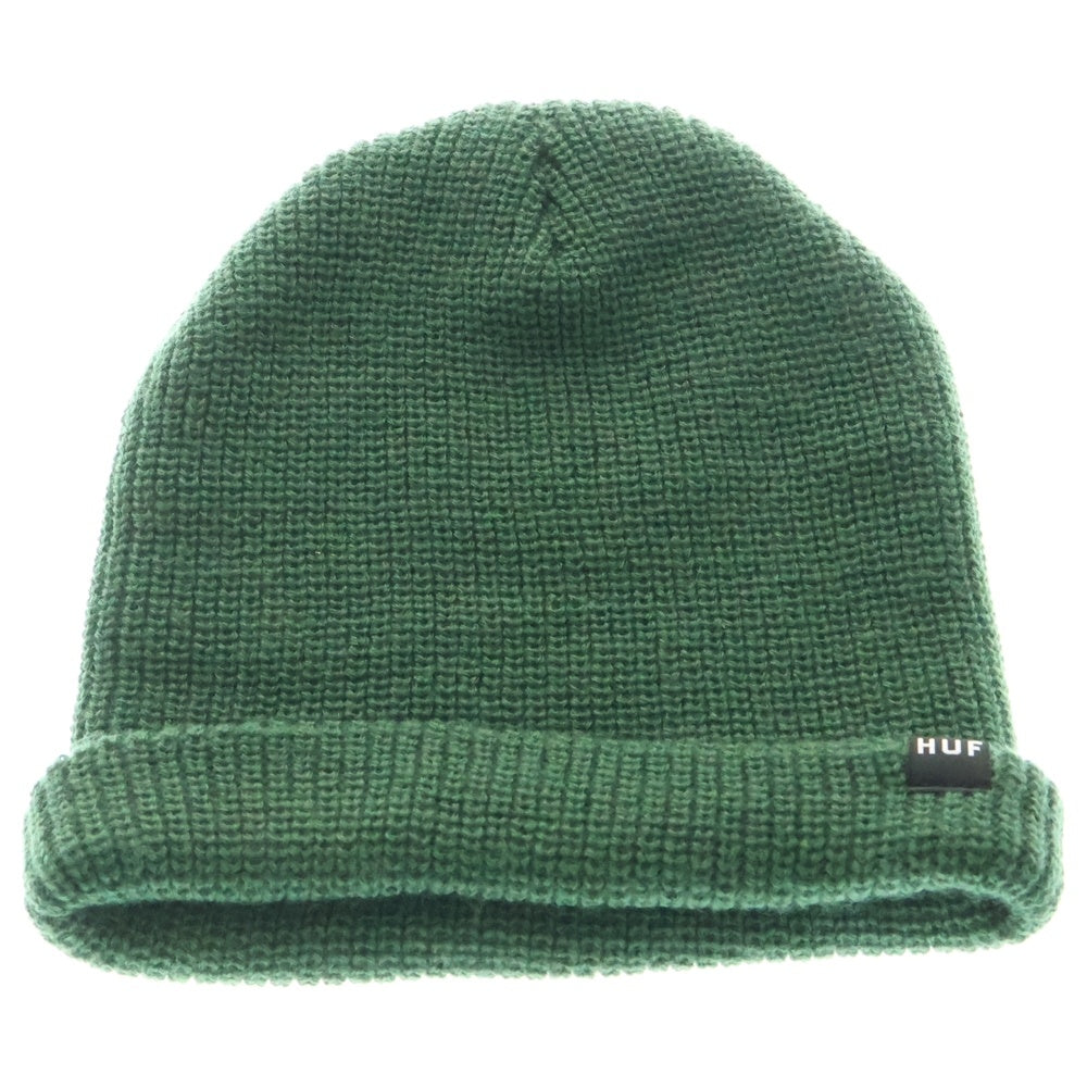 HUF(ハフ) SET USUAL BEANIE BLACK ニットビーニー 帽子 BN00060 グリーン