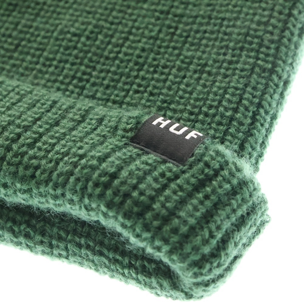 HUF(ハフ) SET USUAL BEANIE BLACK ニットビーニー 帽子 BN00060 グリーン
