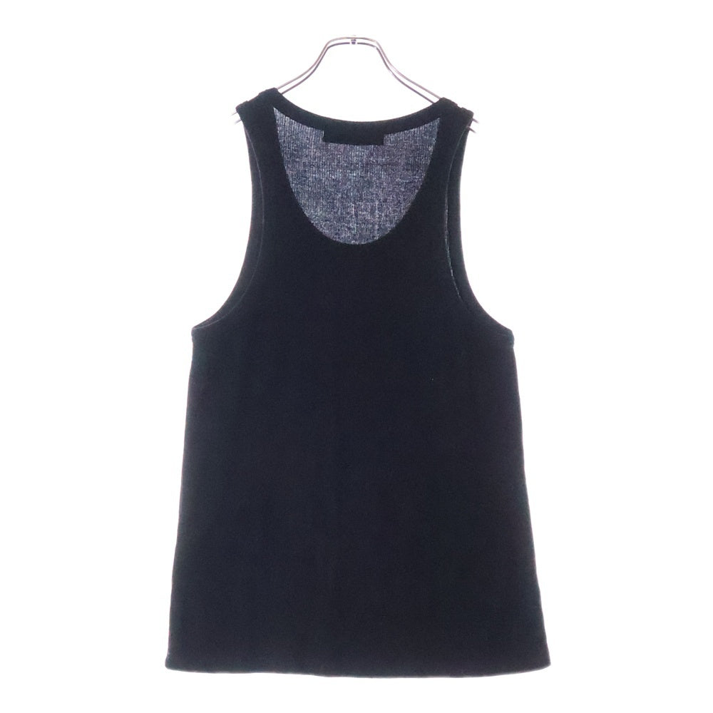 Y/PROJECT(ワイプロジェクト) 23SS TANK TS74-S24 リブタンクトップ ブラック
