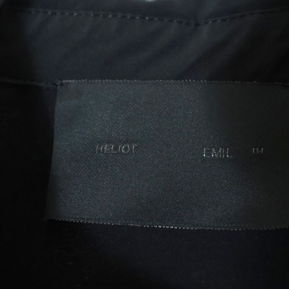 HELIOT EMIL(エリオット・エミル) Carabiner カラビナ付きデザイン半袖シャツ ブラック