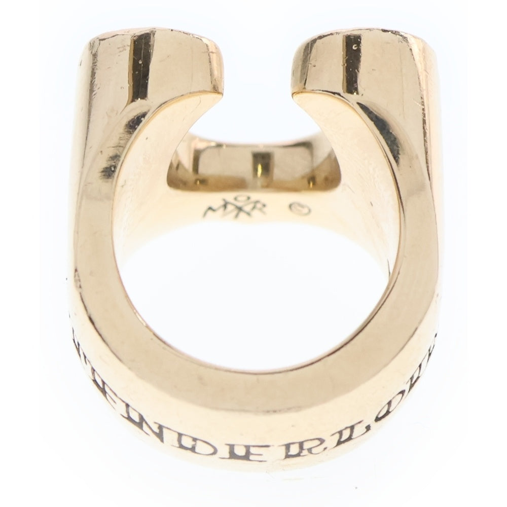 TENDERLOIN(テンダーロイン) T-H.SRING GOLD/STONE 8K ダイヤ ホースシューリング 指輪 ゴールド