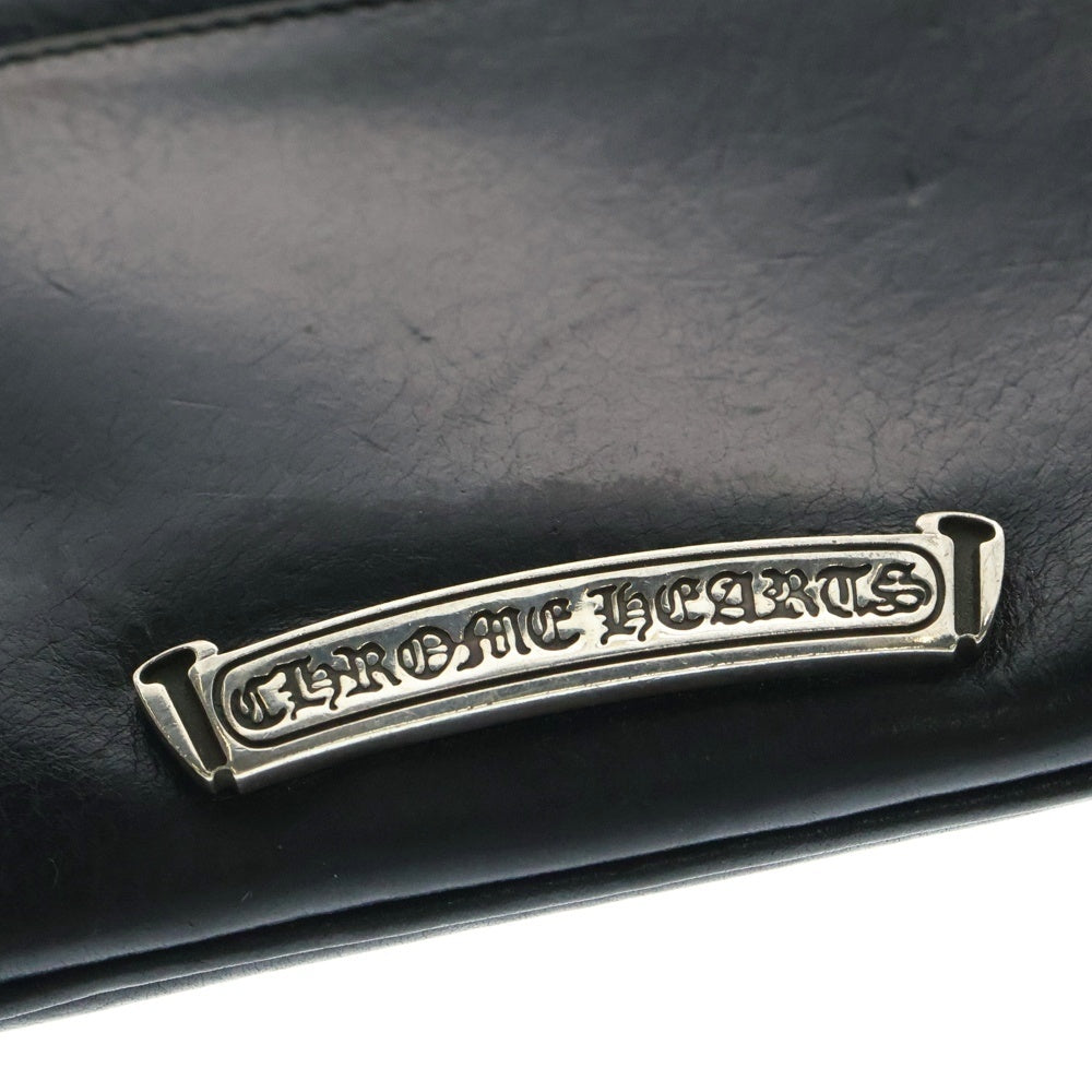 CHROME HEARTS(クロムハーツ) ZPR CHG WRISTLET TINY クロムハーツ ジッパーチェンジパース コインケース カードケース レザーウォレット ダガージップ クロスパッチ