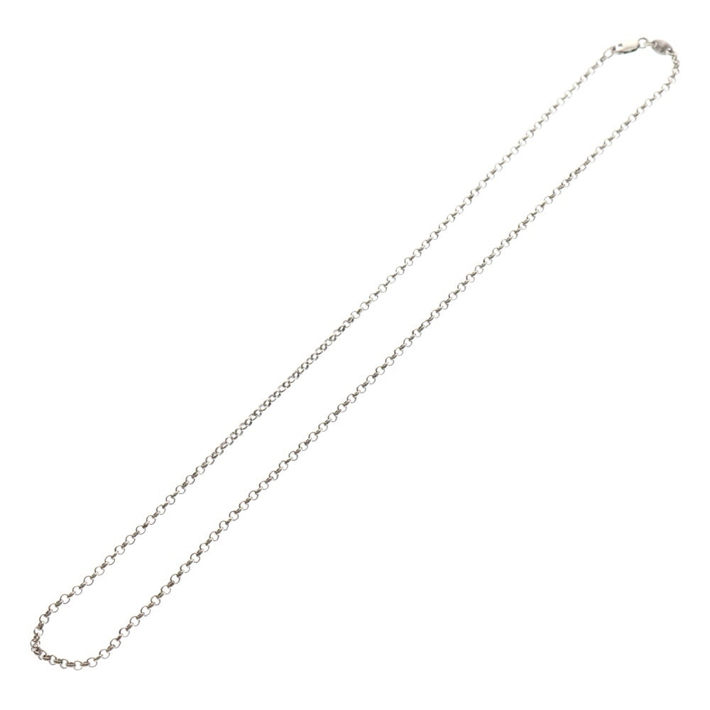 CHROME HEARTS(クロムハーツ) NECKCHAIN R18 ロールチェーンネックレス 18inch シルバー BCA083