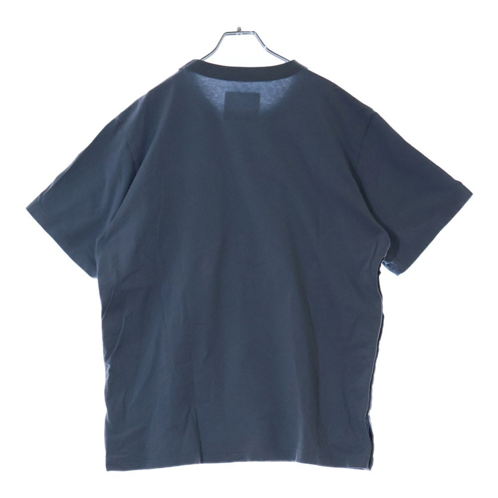Sacai(サカイ) 23AW ×Carhartt WIP T-shirt 23-0557S ×カーハート ロゴ ポケット 半袖 Tシャツ ライトブルー