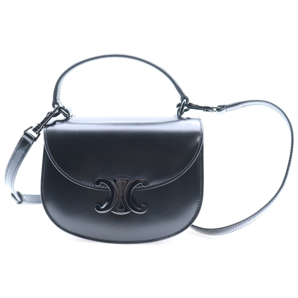 CELINE(セリーヌ) ミニ ブザス クレア カーフスキン バッグ ブラック 10L063GHZ.38NN