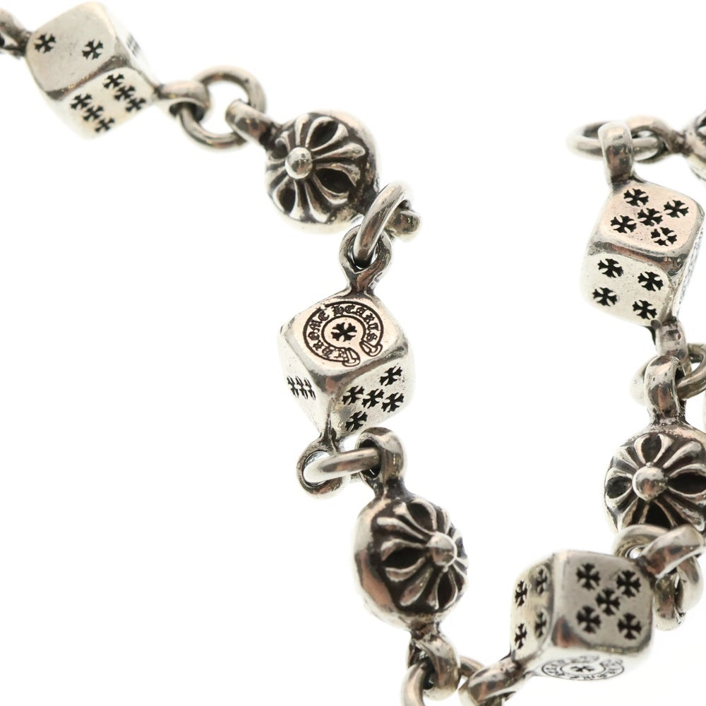 CHROME HEARTS(クロムハーツ) DICE 1CRS BALL-1 1クリップダイスクロスボール ウォレットチェーン シルバー