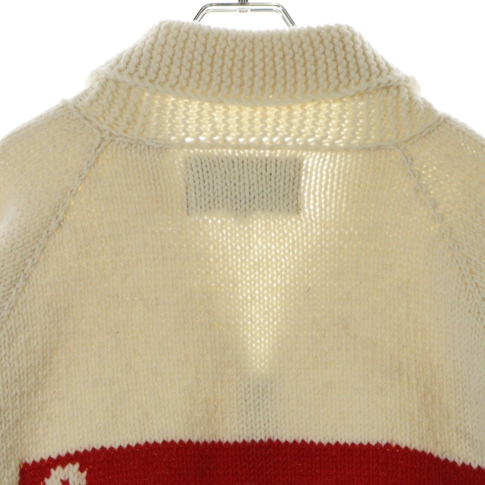 SUPREME(シュプリーム) 22AW BOX LOGO COWICHAN SWEATER ボックスロゴ カウチン ジップップニットセーター アイボリー