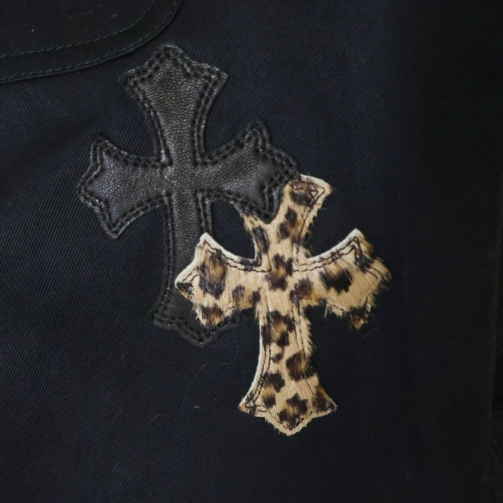 CHROME HEARTS(クロムハーツ) WORK DOG ワークドッグ クロスパッチ付きクロスボールシャツジャケット
