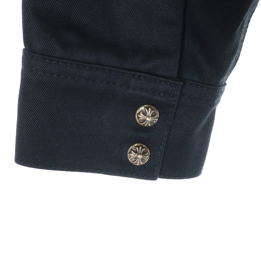 CHROME HEARTS(クロムハーツ) WORK DOG ワークドッグ クロスパッチ付きクロスボールシャツジャケット