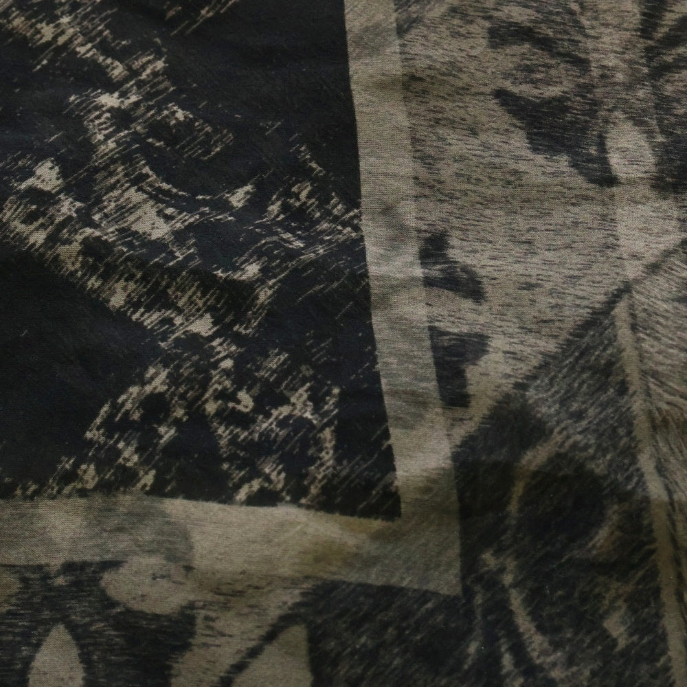 CHROME HEARTS(クロムハーツ) CH PRINT SCARF スカーフ 総柄 プリントシルクスカーフ ブラック